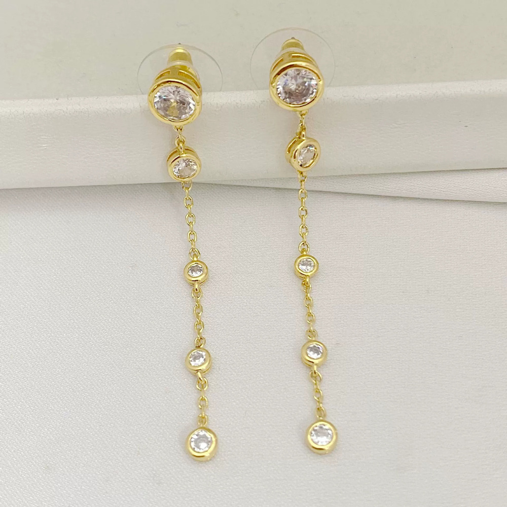 Kendra Scott Geometric Rhinestone Drop Earrings